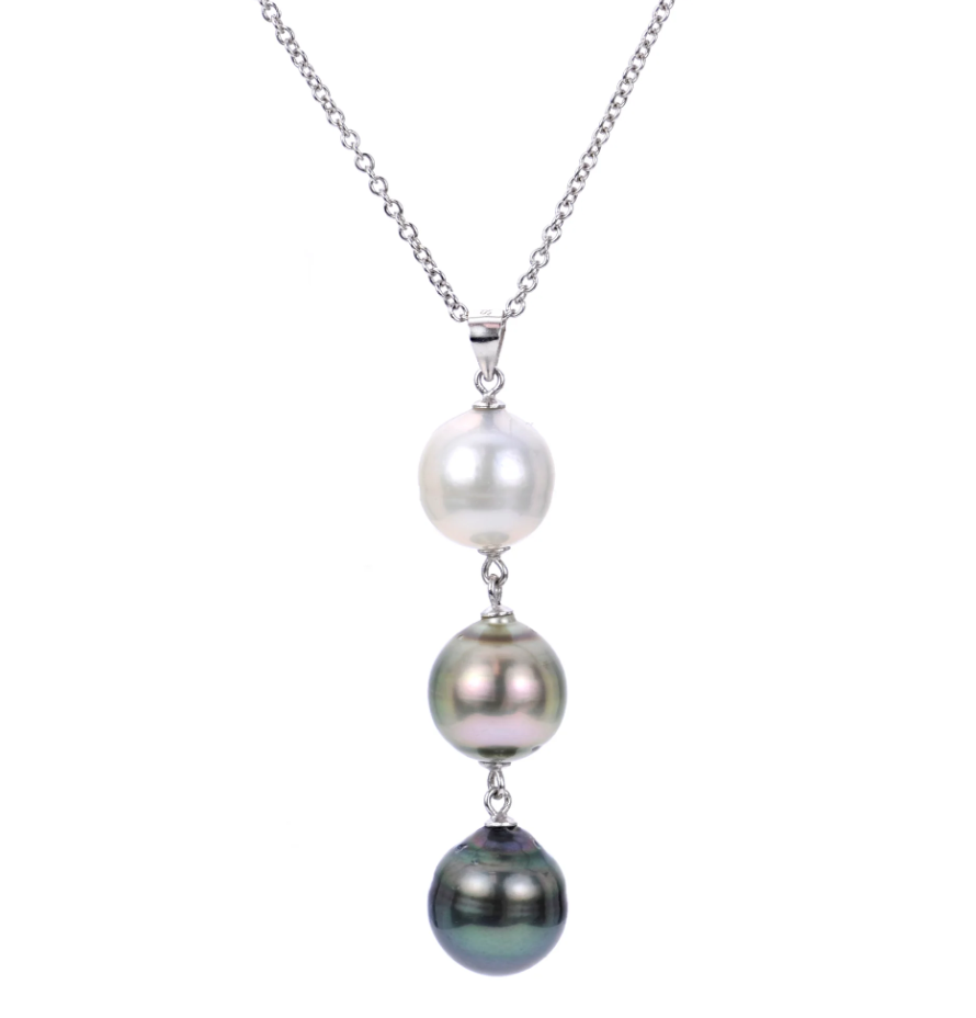 Sterling Silver Tahitian Pearl Pendant