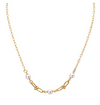 Fancy Link Pearl Necklace