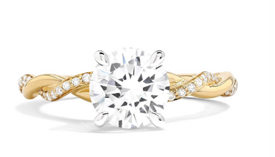 Evelyn Twist Engagement Ring