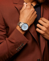 43mm Light Blue Dial Radio-Controlled Citizen Eco-Drive Sport Luxury Watch - AT8260-51M
