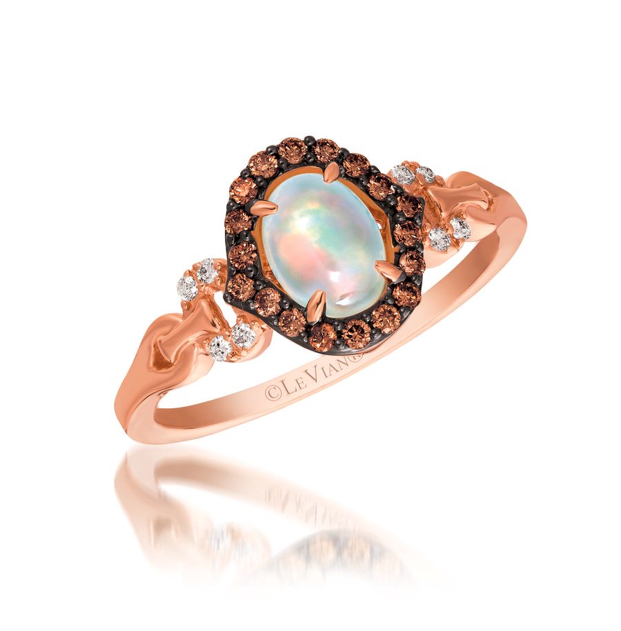 LeVian®  Opal with Vanilla and Chocolate Diamond®  Ring