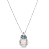 Vanilla Gold Neopolitan Opal Le Vian Pendant Necklace