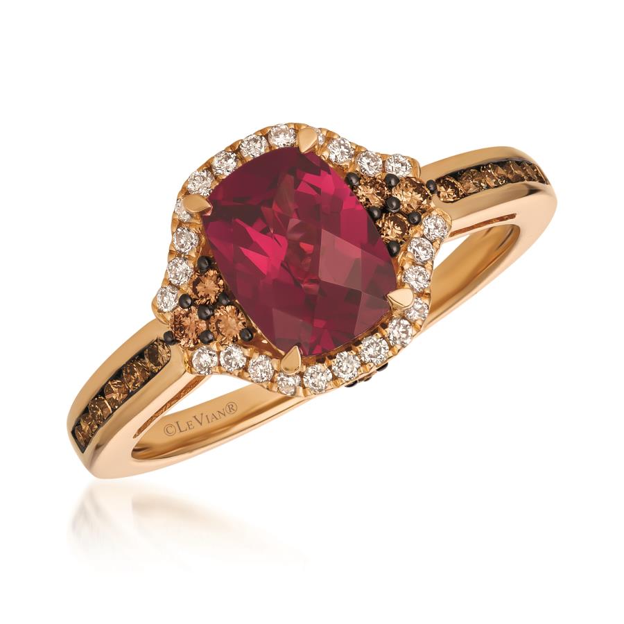 Le Vian® Cushion Cut Rhodolite Garnet Ring