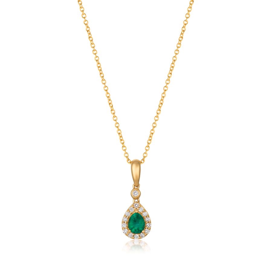 LeVian® Teardrop Emerald Pendant
