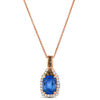 Le Vian® Cushion Cut Tanzanite Necklace