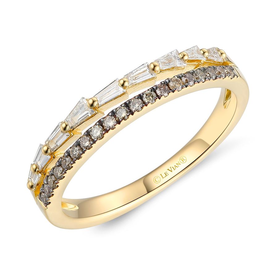 LeVian® Vanilla and Chocolate Diamond® Ring