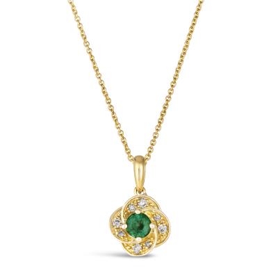 Blossom Emerald Le Vian Pendant Necklace