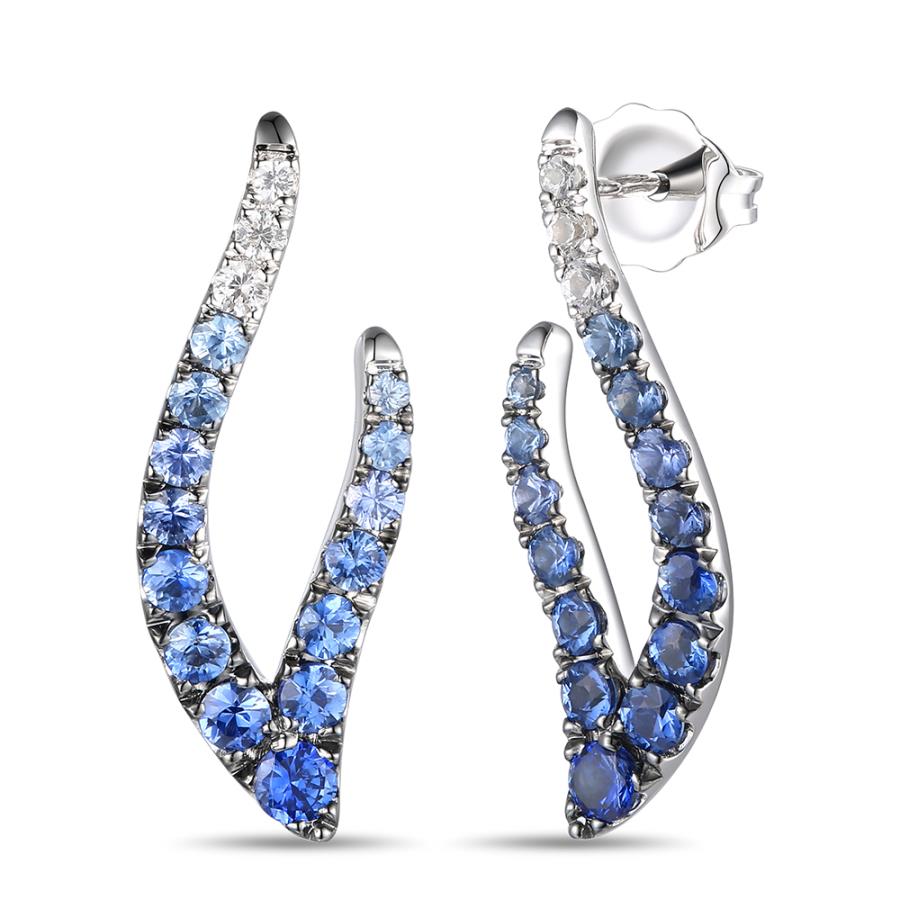 Le Vian® Ombre Ocean Swirl Sapphire Earrings