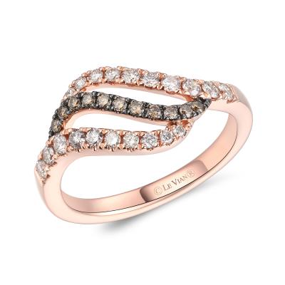 Strawberry Gold Le Vian Chocolate Diamond Ring