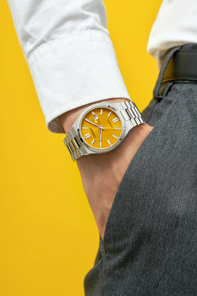 40mm Yellow Tsuyosa Automatic Watch - NJ0151-56Z