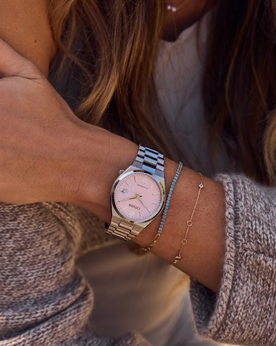 37mm Pink Tsuyosa Automatic Watch - NJ0200-50Z