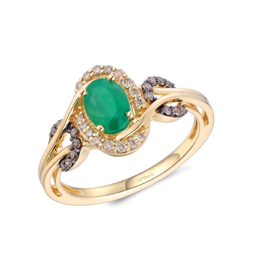 Le Vian® Oval Emerald Swirl Ring
