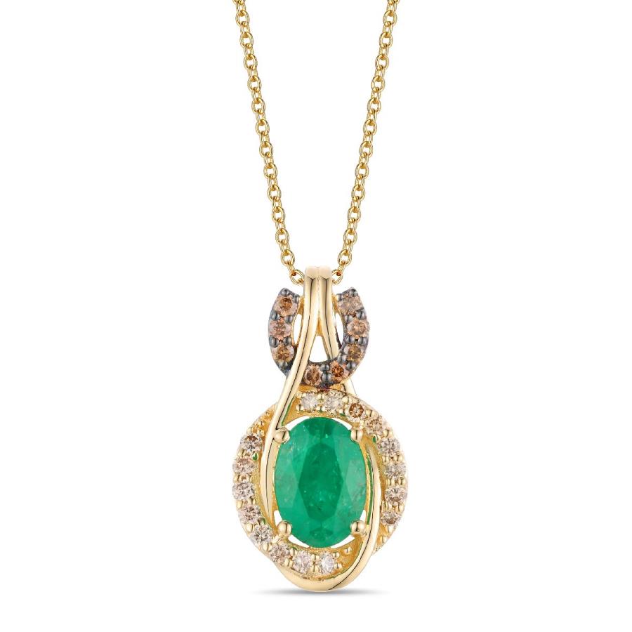 Le Vian® Oval Cut Emerald Necklace
