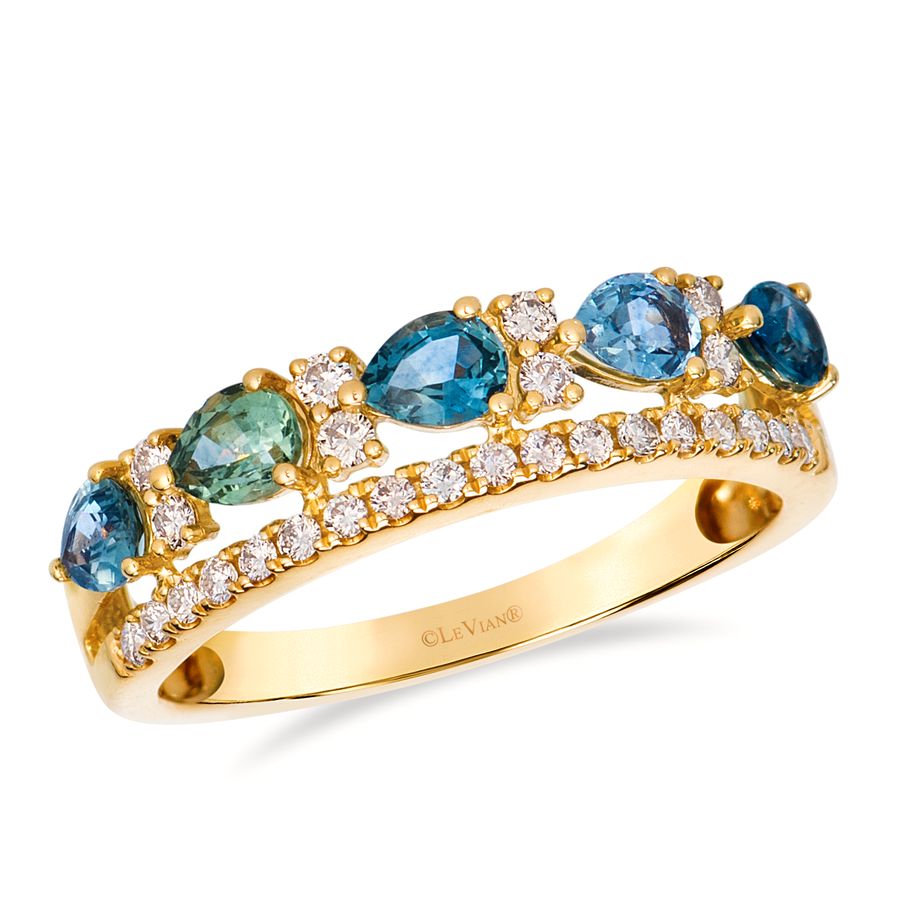 LeVian® Montana Sapphire and Diamond Ring