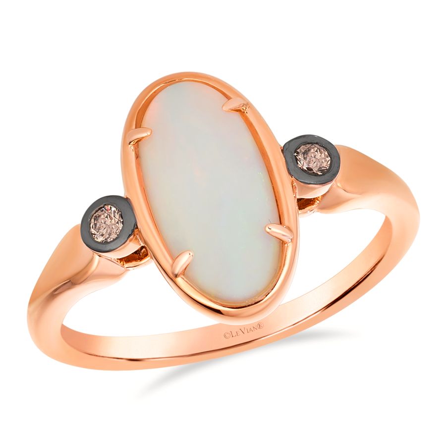 LeVian® Oval Opal and Diamond Ring