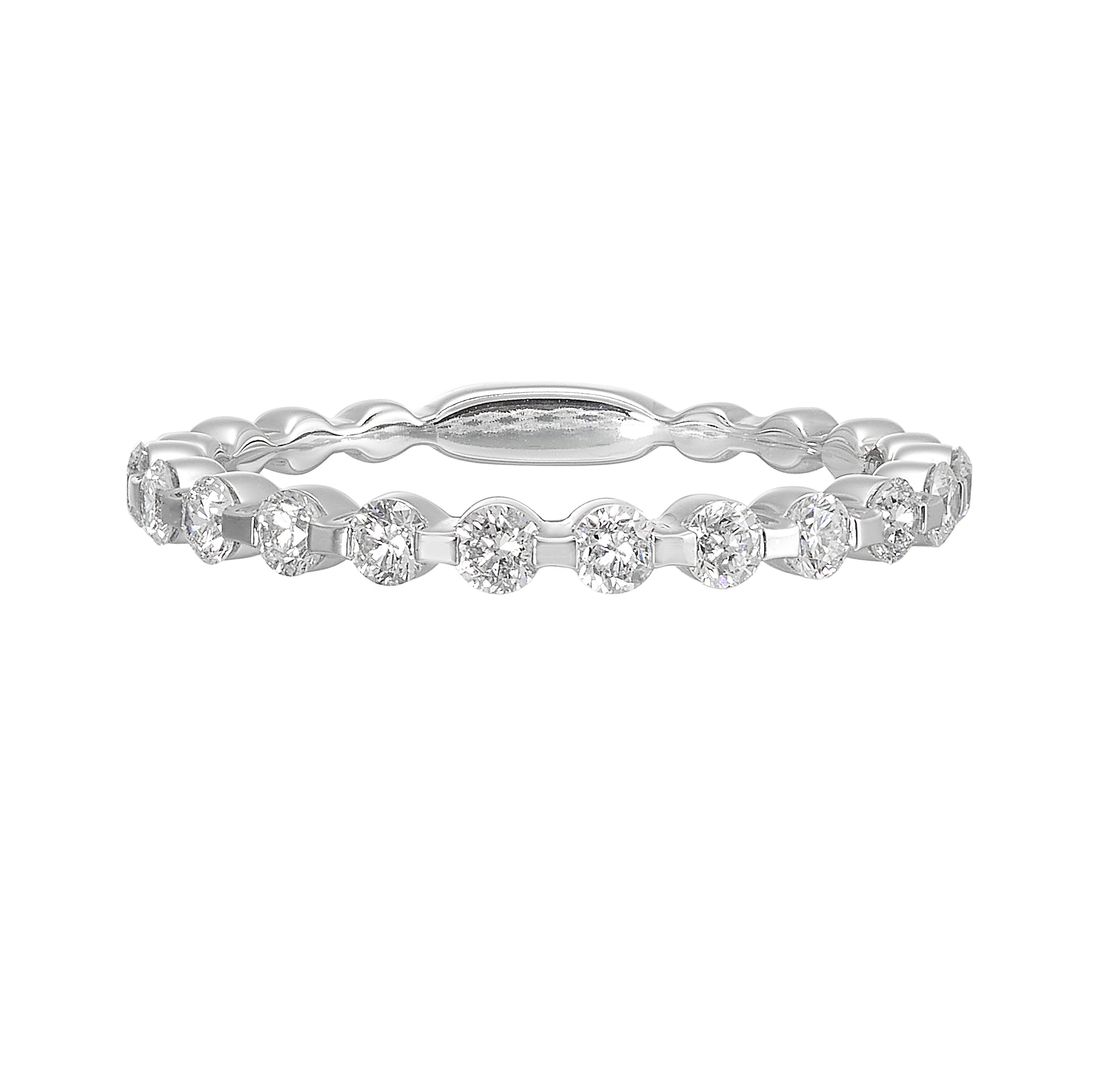 14Kt White Gold Diamond 1/2Ctw Ring