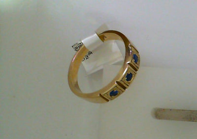Vintage 10k Yellow Gold 3-Stone Ring