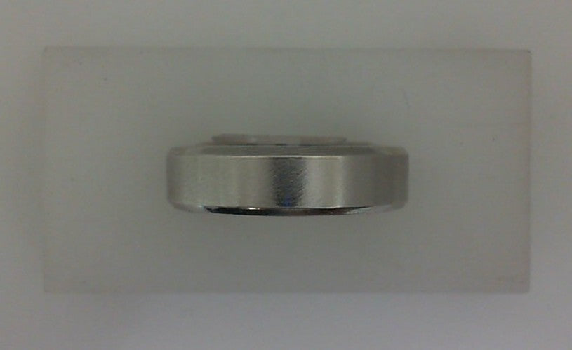14k White Gold Men's Wedding Band