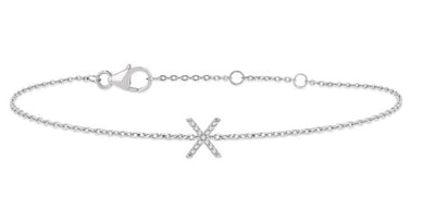 Initial Diamond Bracelet