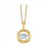 10KT  DIAMOND (1/50 CTW) PENDANT