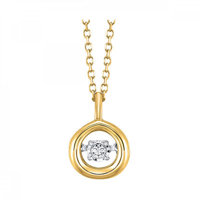 10KT  DIAMOND (1/50 CTW) PENDANT