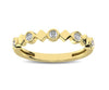 14KT Yellow Gold Diamond Stackable Ring