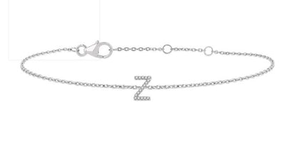 Initial Diamond Bracelet