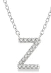 Initial Diamond Pendant