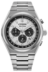 42mm Silver Dial TITANIUM Citizen Eco-Drive Zenshin Chrono Watch - CA4610-85A