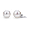 Freshwater pearl Gold Stud Earrings