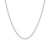 14K White Gold Lab Grown Diamond Riviera Necklace