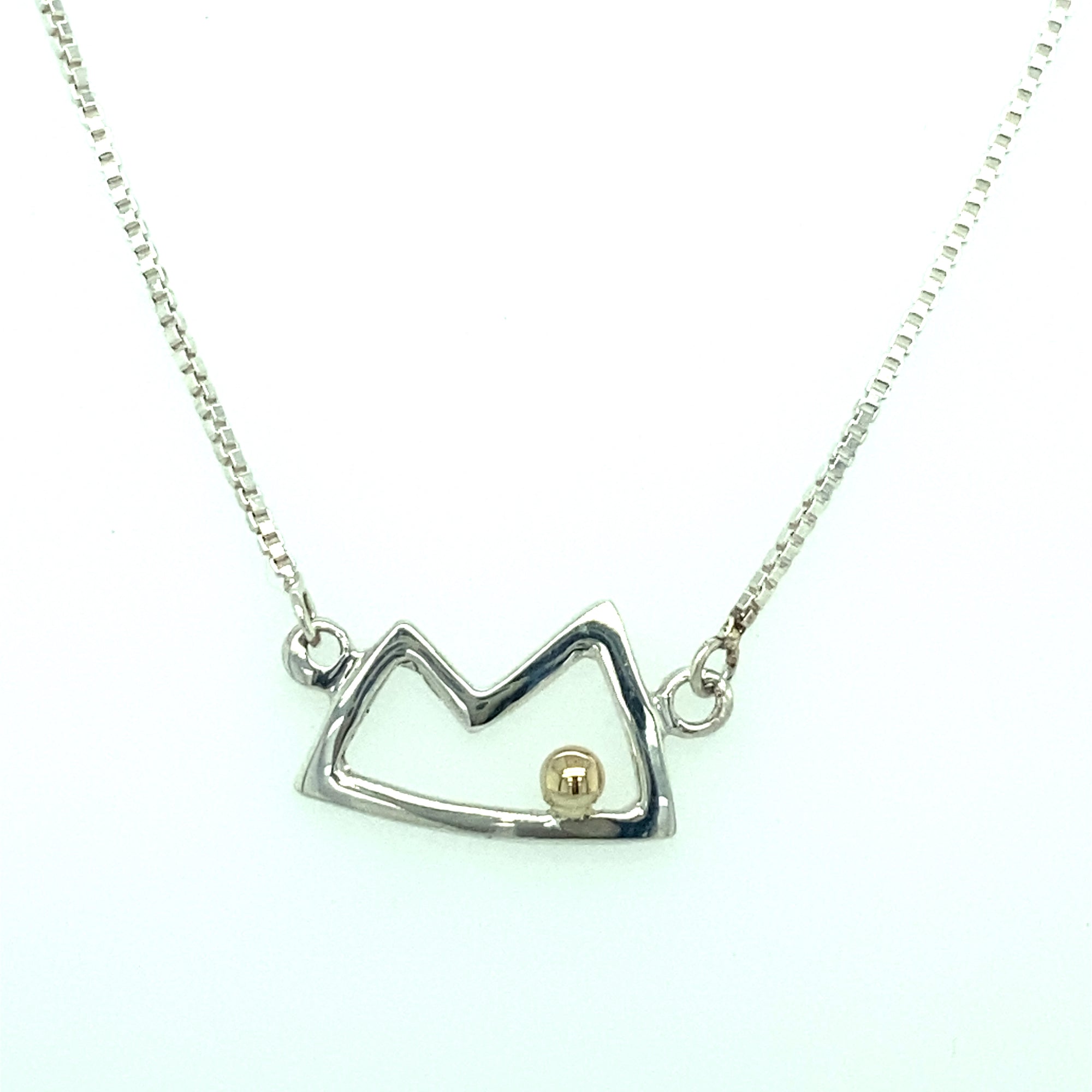 Have Faith Dainty Mountain Necklace