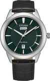 Men's Corso Citizen Watch with Black Leather Strap