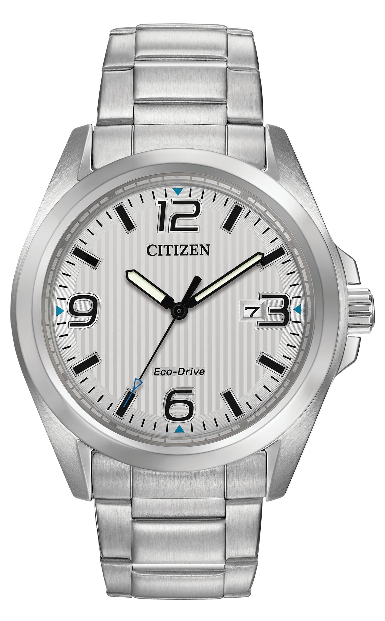 Men's Classic Citizen Watch with Bold Dial Numbers