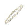 14Kt White Yellow Gold Diamond 3Ctw Bracelet