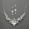 Vintage-Look Freshwater Pearl and Crystal Bridal Necklace