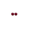 14KT WHITE GOLD GARNET (1/4 CTW) EARRING