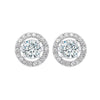 14KT WHITE GOLD DIAMOND (1/4CTW) EARRING
