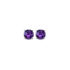 14KT WHITE GOLD AMETHYST (7/8 CTW) EARRING
