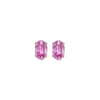 14KT WHITE GOLD PINK SAPPHIRE (1/2 CTW) EARRING