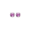 14KT WHITE GOLD PINK SAPPHIRE (1/2 CTW) EARRING