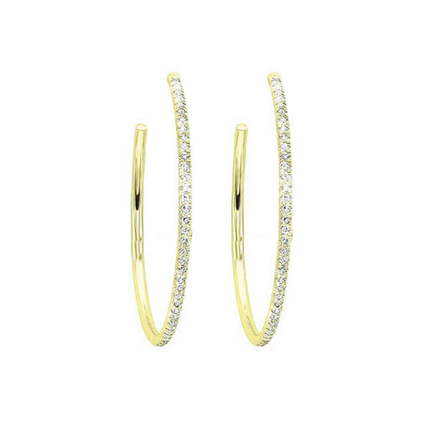 14KT YELLOW GOLD DIAMOND (1/20 CTW) EARRING