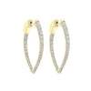 14KT YELLOW GOLD DIAMOND (1CTW) EARRING