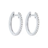14KT WHITE GOLD DIAMOND (1/4CTW) EARRING