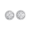 14KT WHITE GOLD DIAMOND (1/2CTW) EARRING