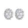 14KT WHITE GOLD DIAMOND (1CTW) EARRING