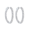 14KT WHITE GOLD DIAMOND (2CTW) EARRING
