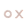 10KT ROSE GOLD DIAMOND (1/20 CTW) EARRING