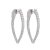 14KT WHITE GOLD DIAMOND (3/4CTW) EARRING