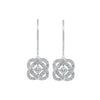 14KT WHITE GOLD DIAMOND (3/4CTW) EARRING